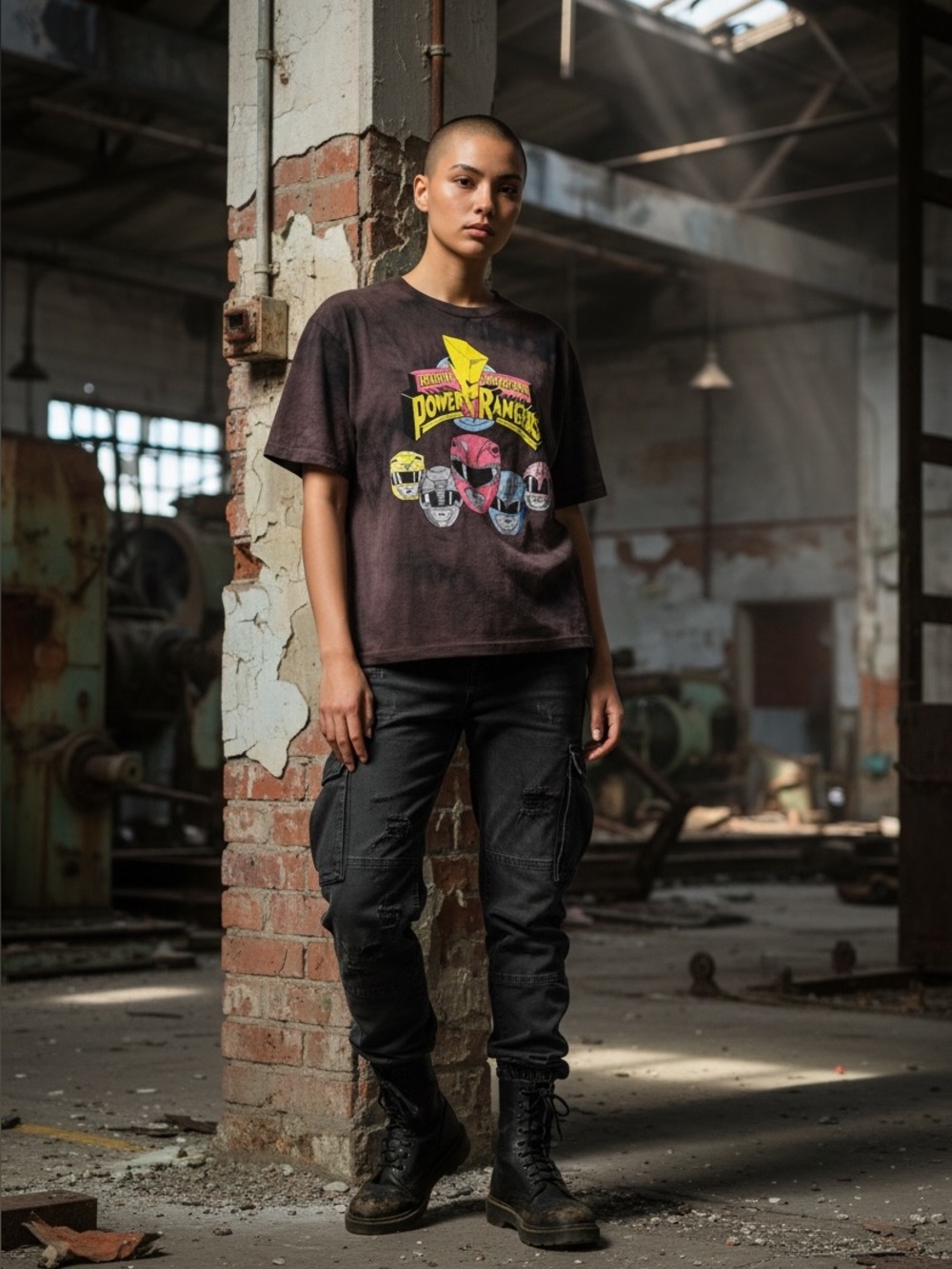 Power Rangers NWOT Distressed Graphic‎ Tee